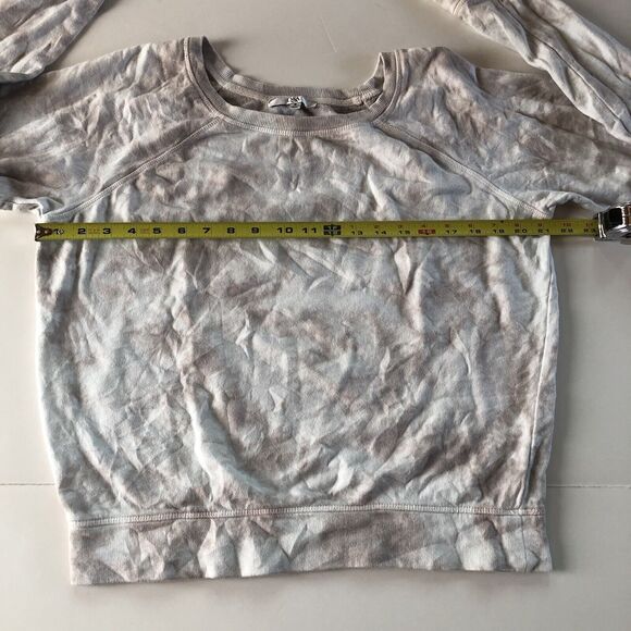 Q&A Tie Dye Exposed Seam Sweatshirt Size Small - Picture 7 of 10